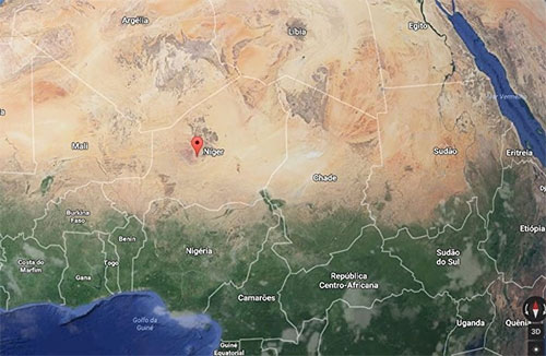 Localización geográfica de Agadez EEUU construirá una base militar en el centro de África